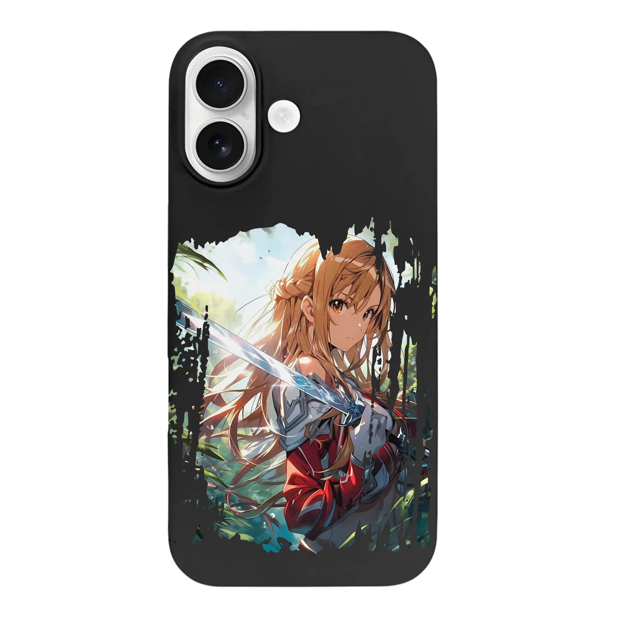 ソードアートオンライン グッズ アスナ - iPhone 17 シリーズ シリコンケース 薄型 耐衝撃 指紋防止 ソフトタッチカバー 精密フィット 傷防止 保護ケース iPhone 17/17 Air/17 Pro/17 Pro Max 対応